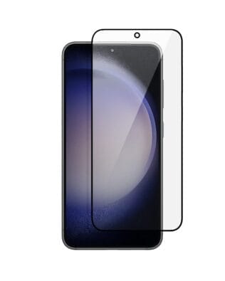 Szkło najtrwalsze kompozytowe z powłoką ceramiczną na cały ekran 5D z czarną ramką do Samsung Galaxy S23