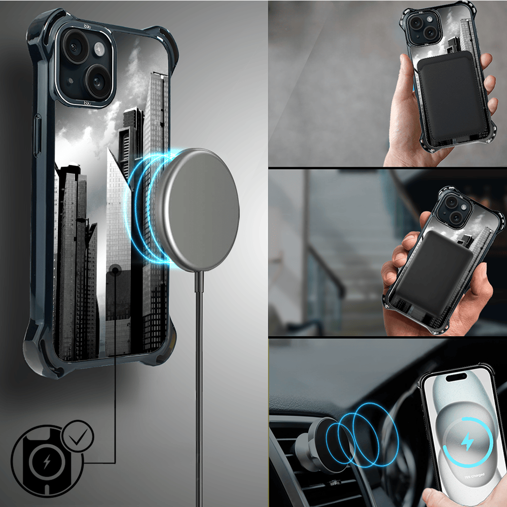 Etui do iPhone 15 Plus IBIZU DropGuard Ultra z MagSafe, Noir City, Manhattan - obrazek 8