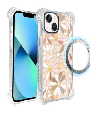 Etui iPhone 13 IBIZU DropGuard Ultra z MagSafe, Boho, Kwiaty vintage
