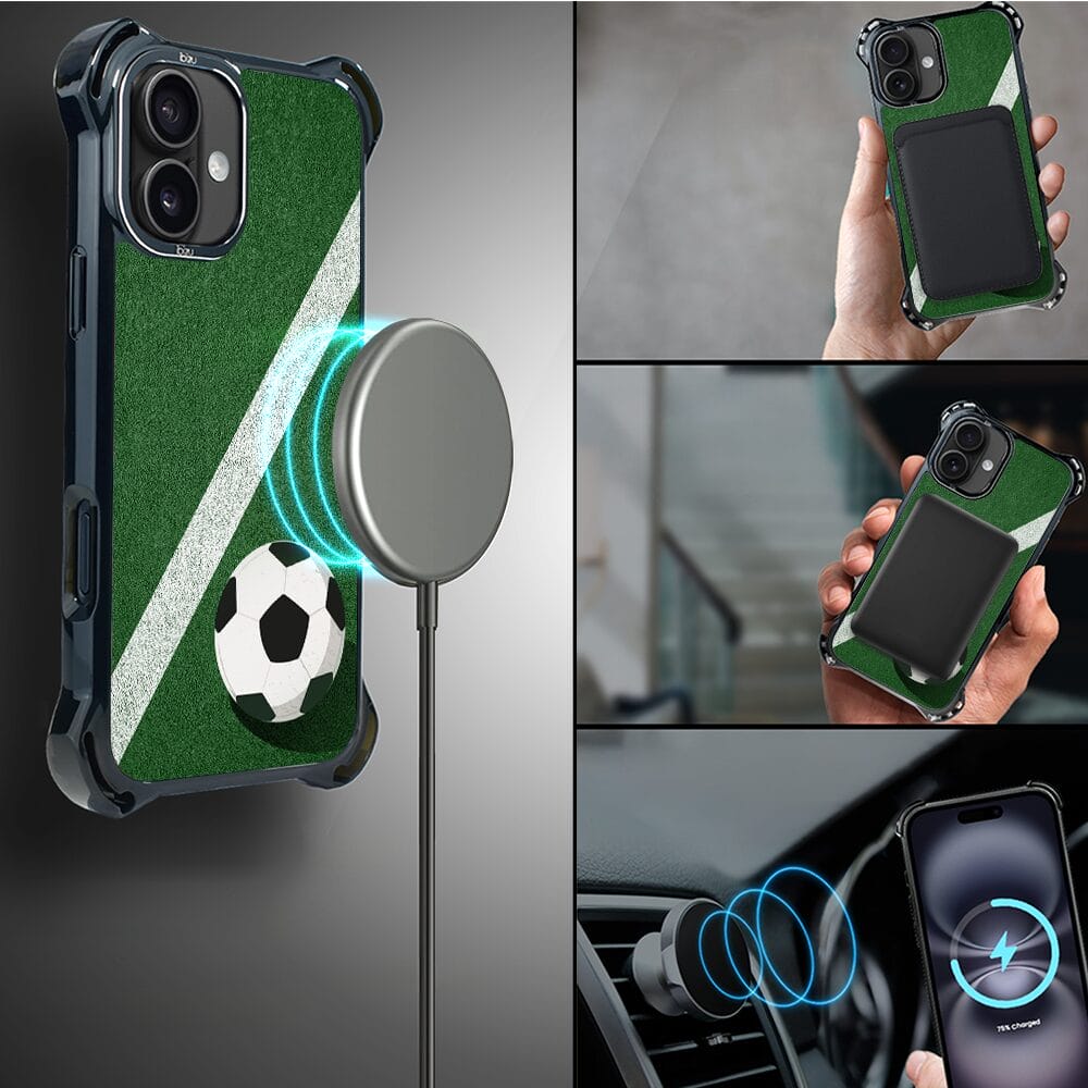 Etui do iPhone 16 IBIZU DropGuard Ultra z MagSafe, #Move, Przy boisku - obrazek 8