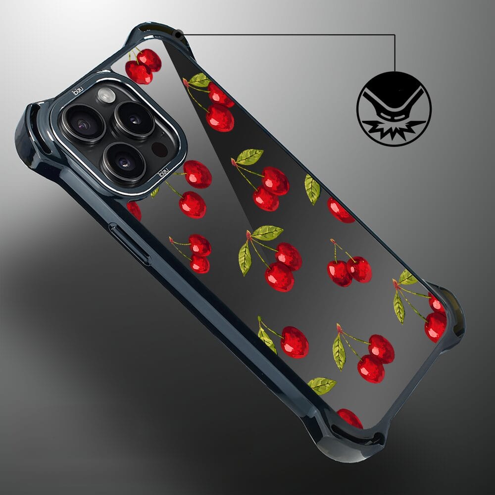 Etui do iPhone 14 Pro IBIZU DropGuard Ultra z MagSafe, Midnight, Wiśniowa noc - obrazek 5