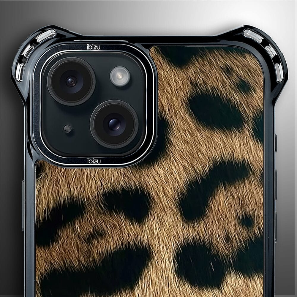 Etui do iPhone 15 IBIZU DropGuard Ultra z MagSafe, Zew Natury, Lampart - obrazek 5