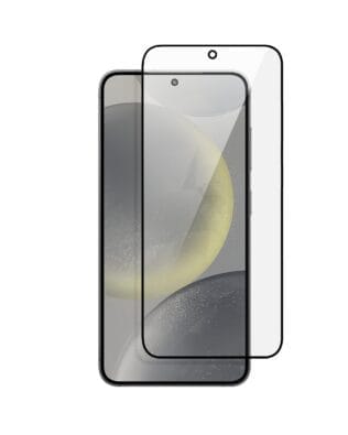 Szklana folia z powłoką ceramiczną na cały ekran 5D z czarną ramką do Samsung Galaxy S24 Plus