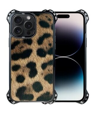 Etui do iPhone 14 Pro IBIZU DropGuard Ultra z MagSafe, Zew Natury, Lampart