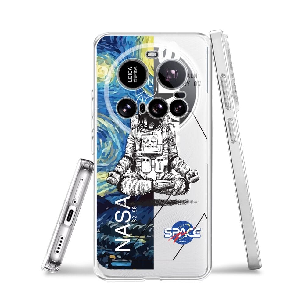 Etui do Xiaomi 15 Ultra przeźroczyste, silikonowe Flexi, Keep Calm in Cosmos - obrazek 3