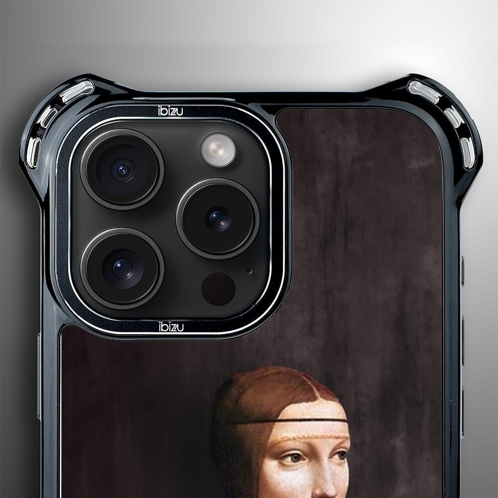 Etui do iPhone 16 Pro Max, IBIZU DropGuard Ultra z MagSafe, Leonardo Da Vinci, dama z kotem - obrazek 4
