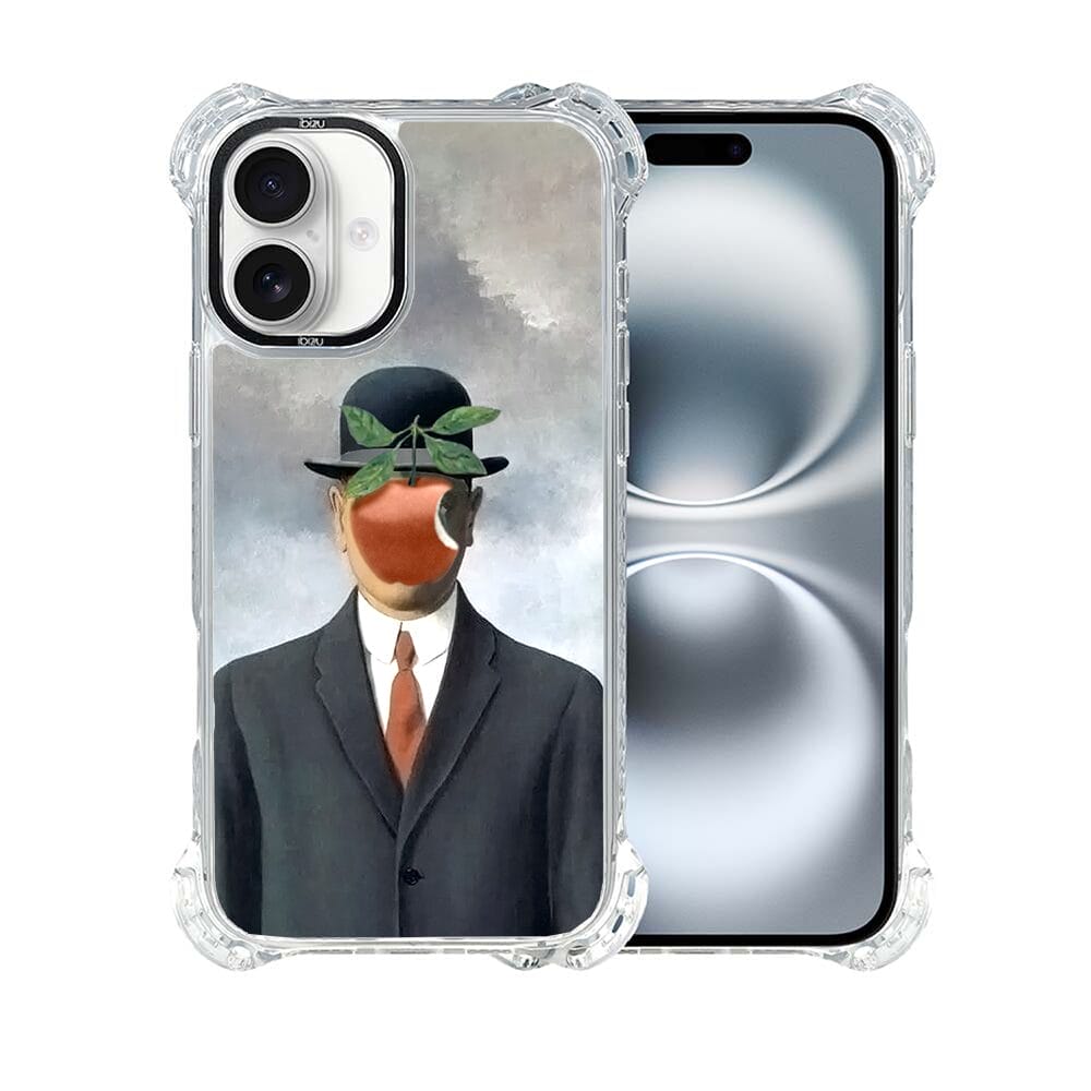 Etui iPhone 16 IBIZU DropGuard Ultra z MagSafe, Rene Magritte, syn człowieczy - obrazek 2
