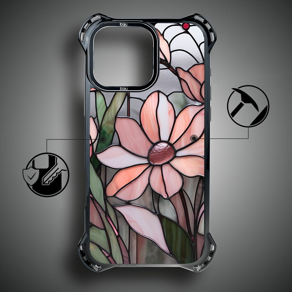 Etui do iPhone 14 Pro IBIZU DropGuard Ultra z MagSafe, Barwy Szkła, Różowa magnolia - obrazek 7