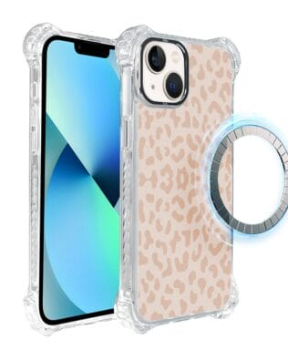 Etui iPhone 13 IBIZU DropGuard Ultra z MagSafe, Boho, Delikatna panterka