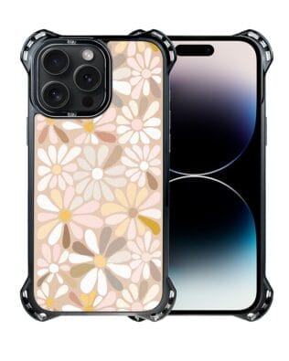 Etui do iPhone 14 Pro Max IBIZU DropGuard Ultra z MagSafe, Boho, Kwiaty vintage