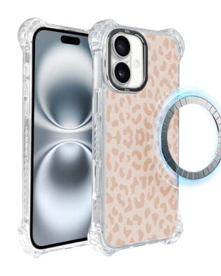 Etui iPhone 16 IBIZU DropGuard Ultra z MagSafe, Boho, Delikatna panterka