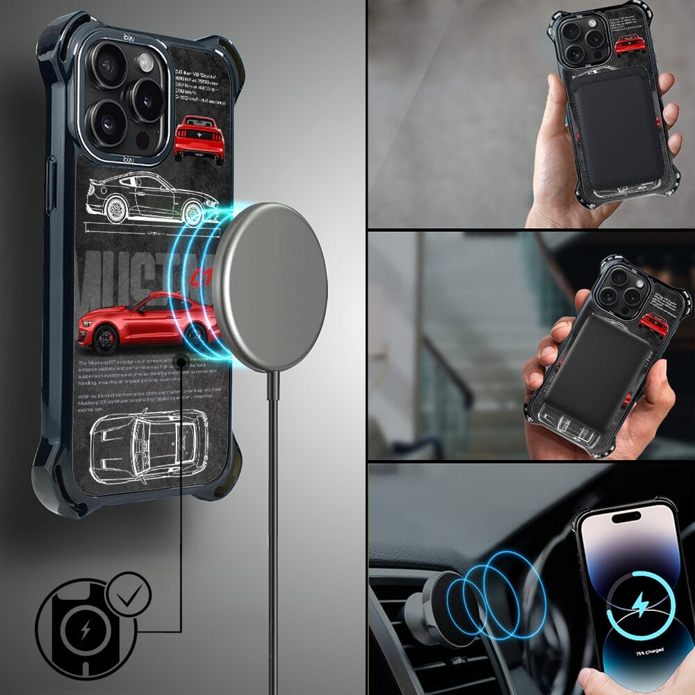 Etui do iPhone 14 Pro IBIZU DropGuard Ultra z MagSafe, TechDrive, GT V8 “Coyote” - obrazek 8