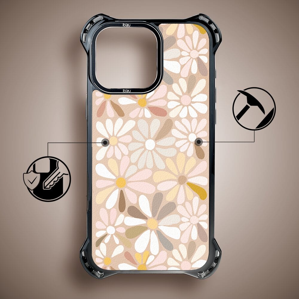 Etui do iPhone 14 Pro IBIZU DropGuard Ultra z MagSafe, Boho, Kwiaty vintage - obrazek 7