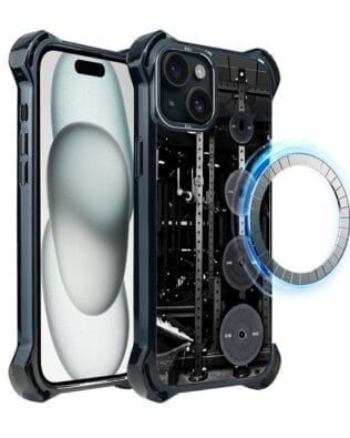 Etui do iPhone 15 Plus IBIZU DropGuard Ultra z MagSafe, #Move, Stacja Żelazo