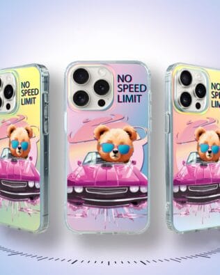 Etui do iPhone 15 Pro Max IBIZU California Sunset z MagSafe, zmieniające kolor, Pink Car, różowy samochód