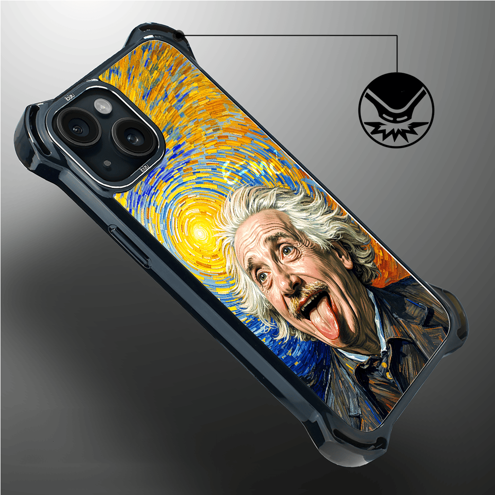 Etui do iPhone 15 IBIZU DropGuard Ultra z MagSafe, Einstein - obrazek 4