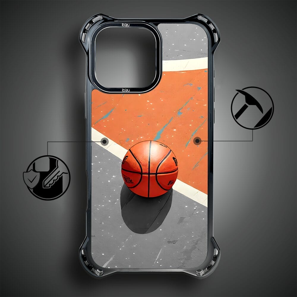 Etui do iPhone 16 Pro IBIZU DropGuard Ultra z MagSafe, #Move, Koszykówka - obrazek 6
