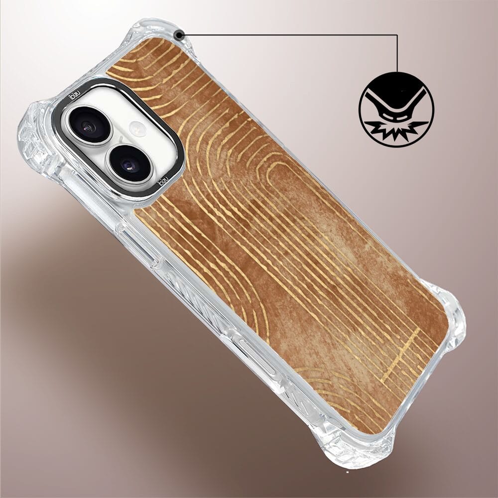 Etui iPhone 16 Plus IBIZU DropGuard Ultra z MagSafe, Boho, Geometryczne linie - obrazek 4