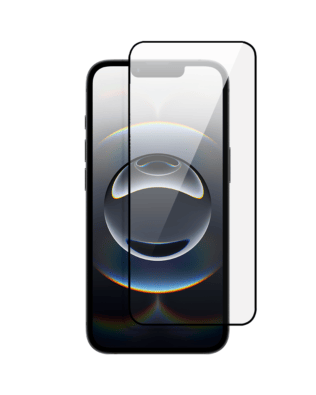 Twarde szkło diamentowe z czarną ramką do iPhone 16e