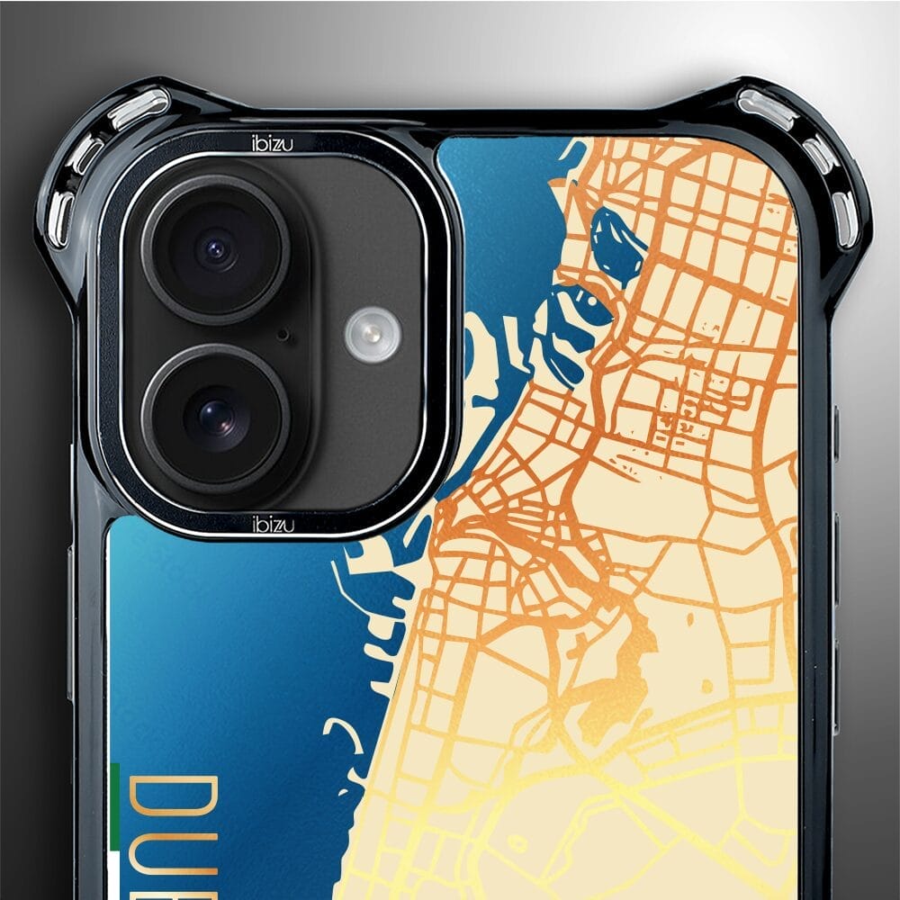 Etui do iPhone 16 IBIZU DropGuard Ultra z MagSafe, mapy świata, Dubai - obrazek 5