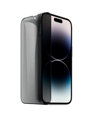 Szkło prywatyzujące z czarną ramką do iPhone 14 Pro Max
