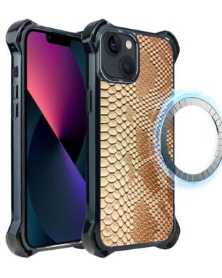 Etui do iPhone 13 IBIZU DropGuard Ultra z MagSafe, Zew Natury, Wąż