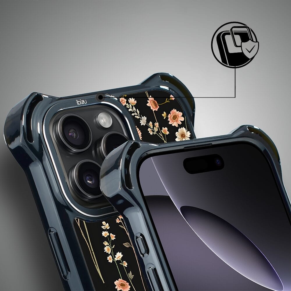 Etui do iPhone 16 Pro IBIZU DropGuard Ultra z MagSafe, Pastel Bloom, Północny ogród - obrazek 7