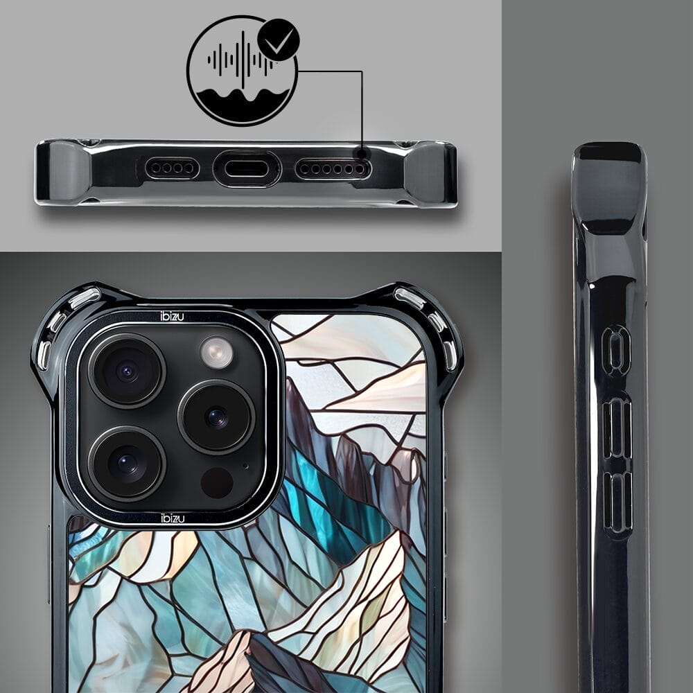 Etui do iPhone 14 Pro Max IBIZU DropGuard Ultra z MagSafe, Barwy Szkła, Górski Potok - obrazek 6