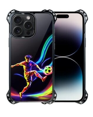 Etui do iPhone 14 Pro Max IBIZU DropGuard Ultra z MagSafe, #ElectroMove, W rytmie piłki nożnej