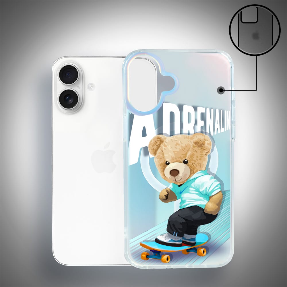 Etui do iPhone 16 IBIZU California Sunset z MagSafe, zmieniające kolor, Adrenalin, deskorolka - obrazek 3