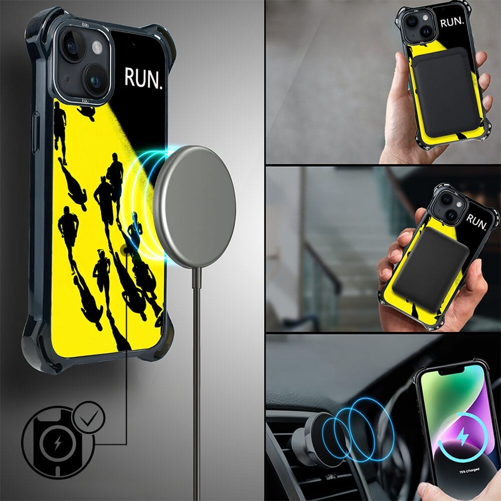 Etui do iPhone 14 IBIZU DropGuard Ultra z MagSafe, #Move, Bieg Mistrzów - obrazek 8