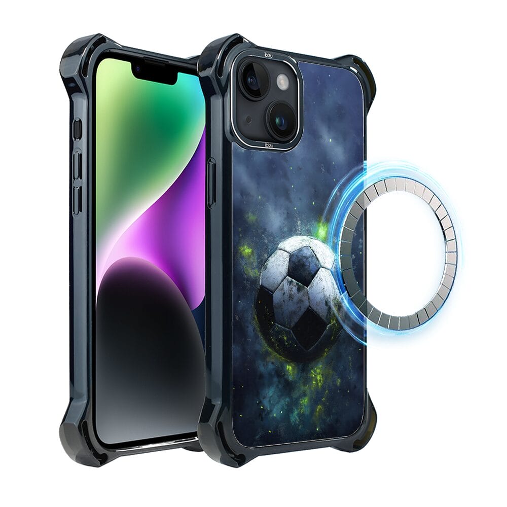 Etui do iPhone 14 IBIZU DropGuard Ultra z MagSafe, #Move, Piłka nożna