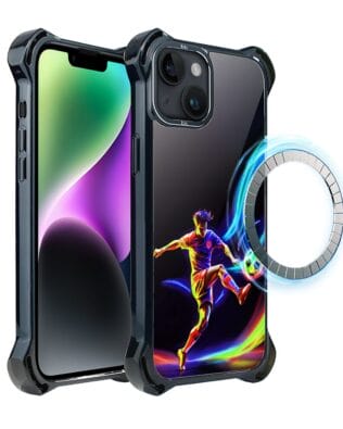 Etui do iPhone 14 Plus IBIZU DropGuard Ultra z MagSafe, #ElectroMove, W rytmie piłki nożnej