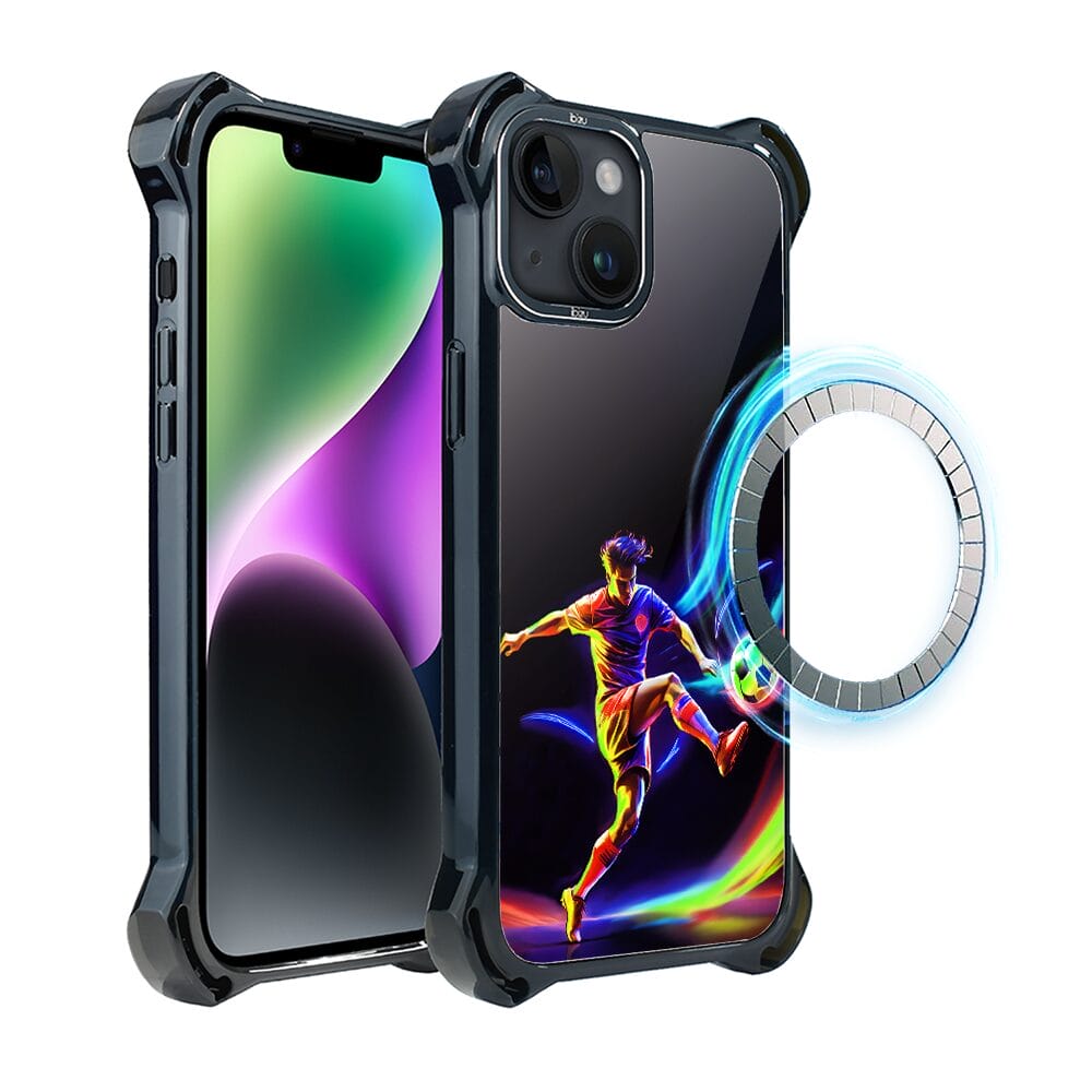 Etui do iPhone 14 Plus IBIZU DropGuard Ultra z MagSafe, #ElectroMove, W rytmie piłki nożnej