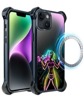 Etui do iPhone 14 Plus IBIZU DropGuard Ultra z MagSafe, #ElectroMove, Wibracja fitness