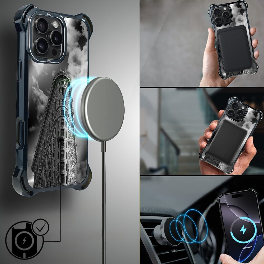 Etui do iPhone 16 Pro Max IBIZU DropGuard Ultra z MagSafe, Noir City, Flatiron - obrazek 8