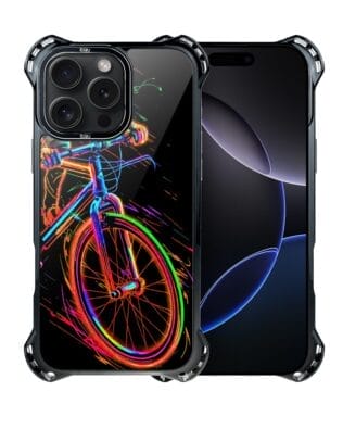 Etui do iPhone 16 Pro IBIZU DropGuard Ultra z MagSafe, #ElectroMove, Rowerowa wibracja