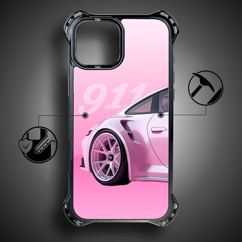 Etui do iPhone 15 IBIZU DropGuard Ultra z MagSafe, TechDrive, 911 różowe - obrazek 7