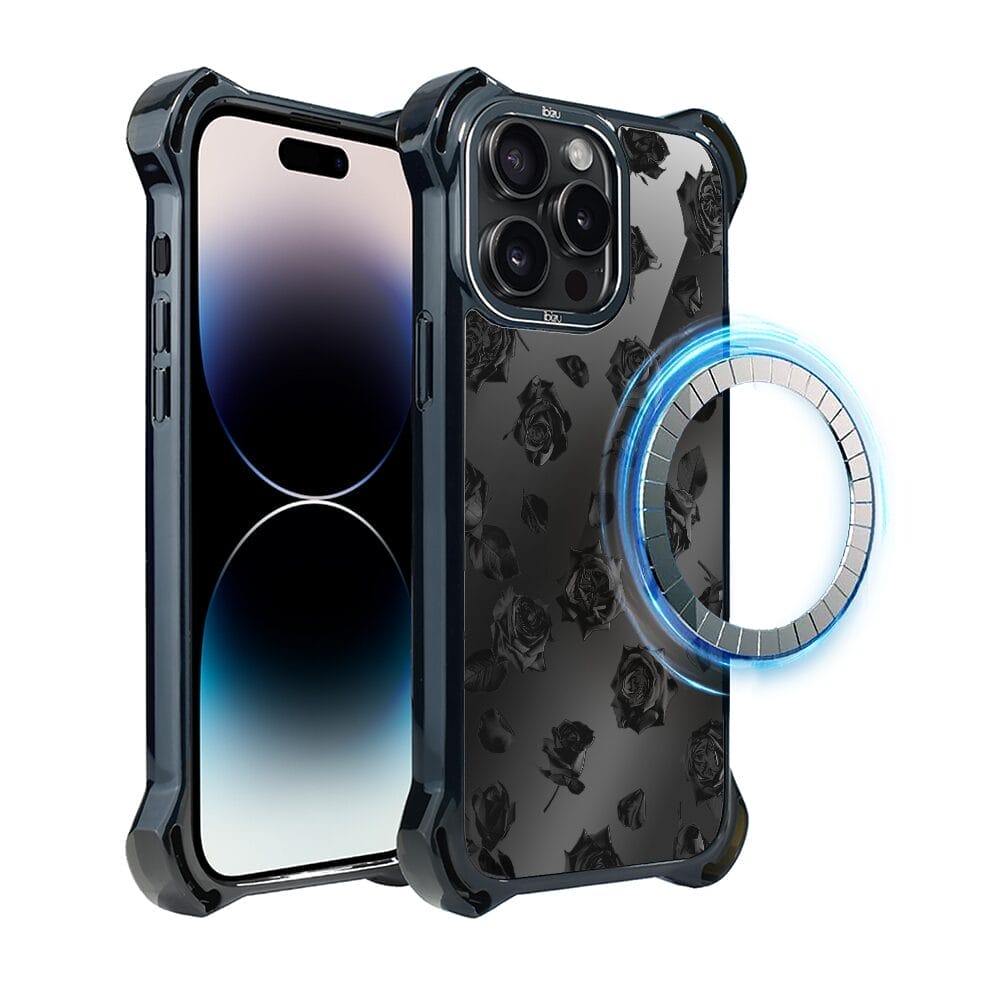 Etui do iPhone 14 Pro Max IBIZU DropGuard Ultra z MagSafe, Midnight, Sen róż