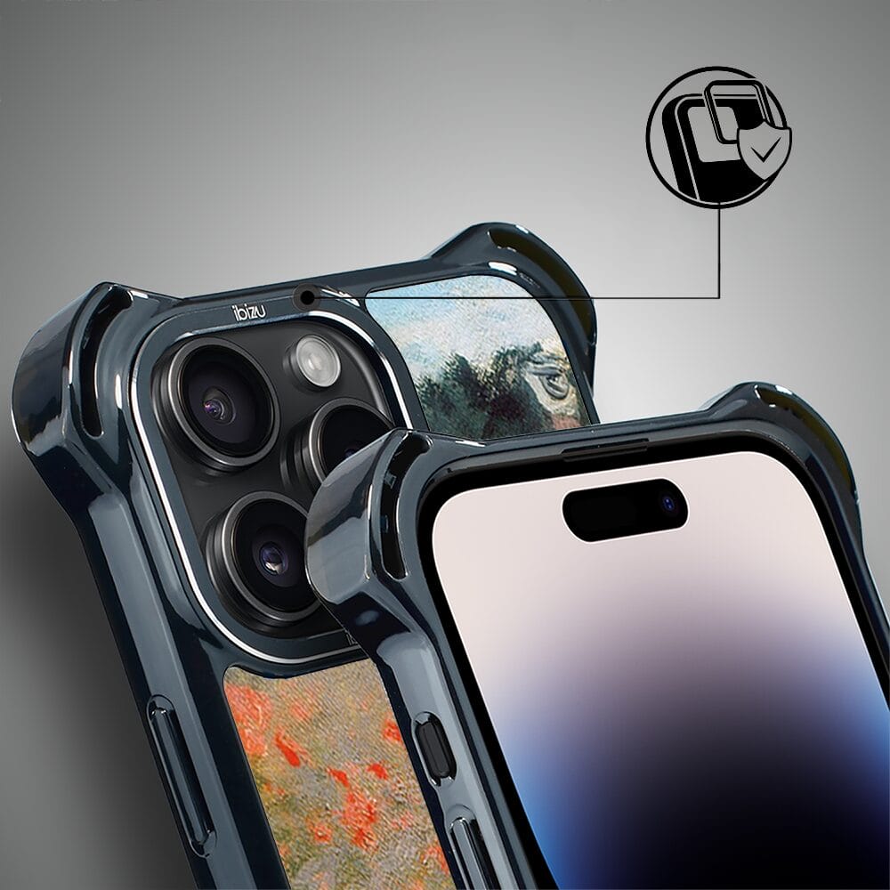 Etui iPhone 14 Pro IBIZU DropGuard Ultra z MagSafe, Claude Monet, pole maków - obrazek 3