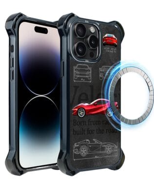 Etui do iPhone 14 Pro Max IBIZU DropGuard Ultra z MagSafe, TechDrive, 812 Superfast