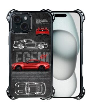 Etui do iPhone 15 IBIZU DropGuard Ultra z MagSafe, TechDrive, GT V8 “Coyote”