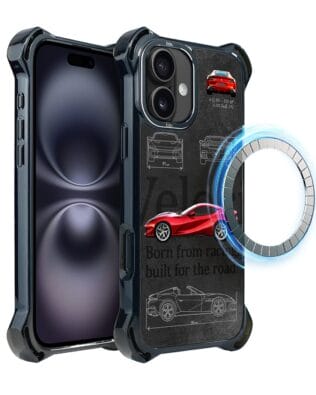 Etui do iPhone 16 IBIZU DropGuard Ultra z MagSafe, TechDrive, 812 Superfast