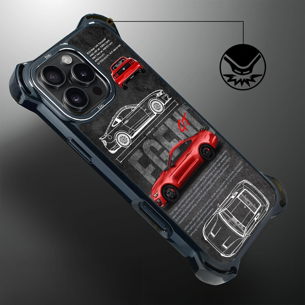 Etui do iPhone 16 Pro Max IBIZU DropGuard Ultra z MagSafe, TechDrive, GT V8 “Coyote” - obrazek 4