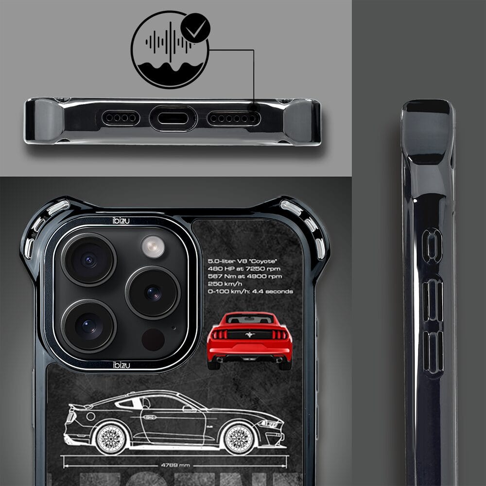 Etui do iPhone 16 Pro Max IBIZU DropGuard Ultra z MagSafe, TechDrive, GT V8 “Coyote” - obrazek 6