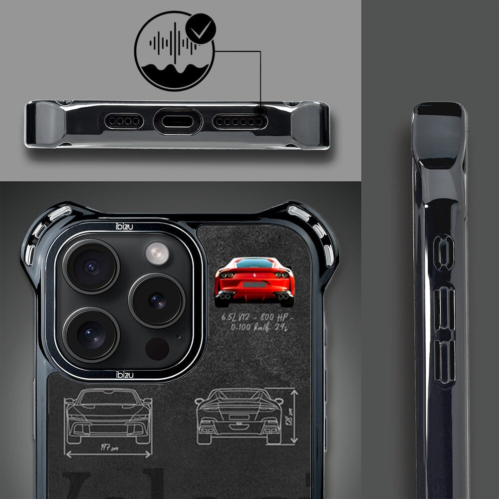 Etui do iPhone 16 Pro IBIZU DropGuard Ultra z MagSafe, TechDrive, 812 Superfast - obrazek 6