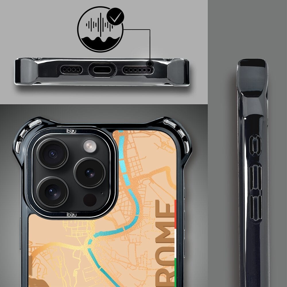 Etui do iPhone 14 Pro Max IBIZU DropGuard Ultra z MagSafe, Mapy Świata, Rome - obrazek 6