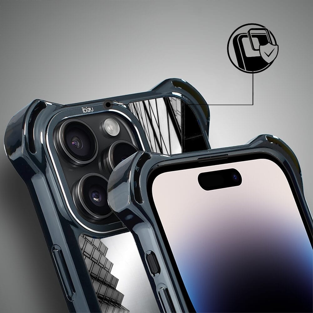 Etui do iPhone 14 Pro Max IBIZU DropGuard Ultra z MagSafe, Noir City, Drapacze Chmur - obrazek 3