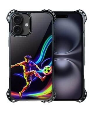 Etui do iPhone 16 IBIZU DropGuard Ultra z MagSafe, #ElectroMove, W rytmie piłki nożnej