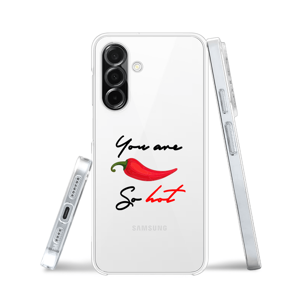 Etui do Samsung Galaxy A26 5G przeźroczyste, silikonowe Flexi, papryczka chilli - obrazek 3